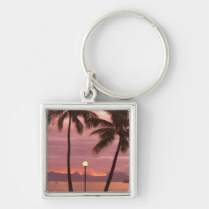 Porte-clés Coucher de soleil sur Moorea depuis Sofitel Maeva 