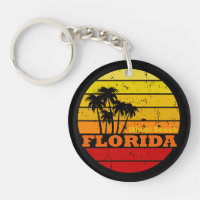 Coucher de soleil vintage Miami Beach Floride