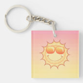 Porte-clés Coucher du soleil (Devant)