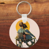 Porte-clés Coucher du soleil (Recto)