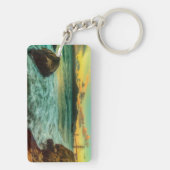 Porte-clés Coucher du soleil à la plage de Baker (Dos)