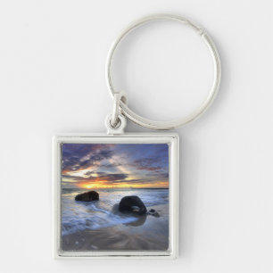 Porte-clés Coucher du soleil à la plage de Kedonganan