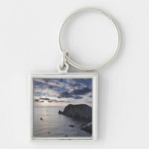 Porte-clés Coucher du soleil au-dessus du littoral irlandais