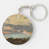 Porte-clés Coucher du soleil, baie de Saco (Dos)