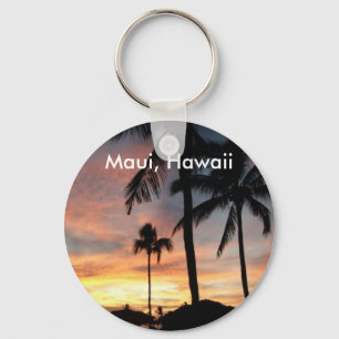 Porte-clés Coucher du soleil dans Maui, Hawaï