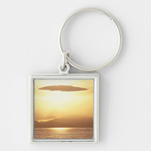 Porte-clés Coucher du soleil d'océan (Devant)