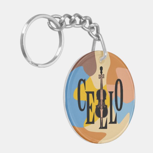 Porte-clés Coucou dans le violoncelle (Devant gauche)