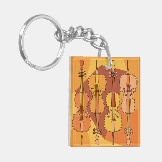 Porte-clés Coucou dans le violoncelle (Devant gauche)