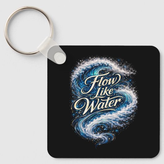 Porte-clés Couler comme l'eau (Recto)