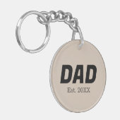 Porte-clés Couleur de tendance - Porte - clé Taupe souple (Devant gauche)