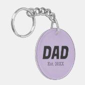 Porte-clés Couleur de tendance - Porte - clé violet doux (Devant gauche)