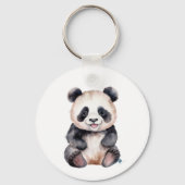 Porte-clés Couleur d'eau pour bébé panda (Recto)