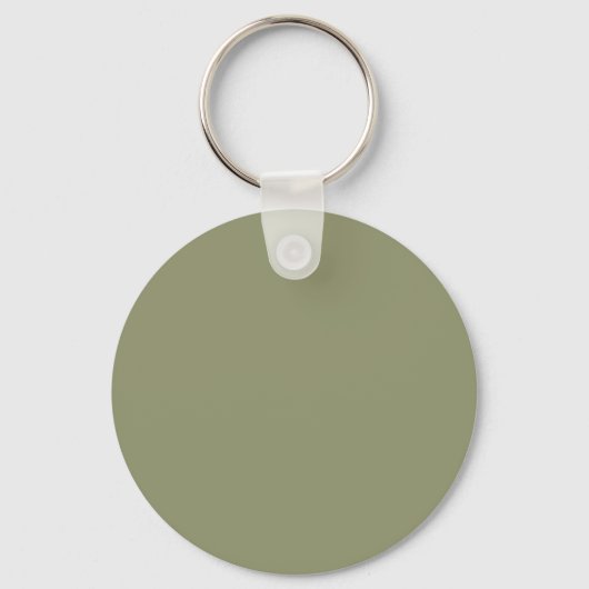 Porte-clés Couleur foncé vert 91946E - Option pour ajouter un (Recto)