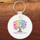 Porte-clés Couleur Notre Programme Mondial de Lecture Été 202 (Recto)