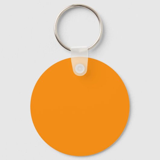 Porte-clés Couleur orange foncé FF8C00 avec option Ajouter vo (Recto)