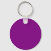 Porte-clés Couleur pourpre 800080 - Ajouter une option de nom (Verso)
