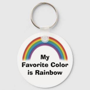 Porte-clés Couleur préférée est Porte - clé arc-en-ciel
