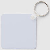 Porte-clés Couleur solide blanc pâle pâle pâle gris périphéri (Dos)