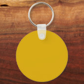 Porte-clés Couleur solide jaune moutarde (Verso)