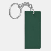 Porte-clés Couleur solide vert foncé (Devant gauche)