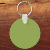 Porte-clés Couleur solide verte à citron vert moyen (Verso)