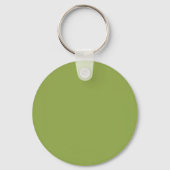 Porte-clés Couleur solide verte à citron vert moyen (Verso)