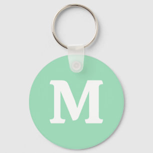 Porte-clés Couleur solide verte marine