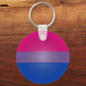 Porte-clés Couleurs Bi Pride (Recto)