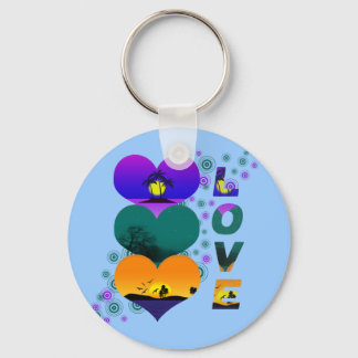 Porte-clés Couleurs d'amour