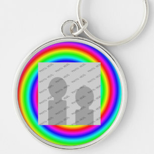 Porte-clés Couleurs d'arc-en-ciel. Lumineux et coloré. Photo