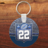 Porte-clés Couleurs de l'équipe de football de l'école de Par (Recto)