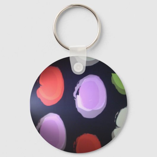 Porte-clés Couleurs de ma vie Big polkadot.JPG (Recto)