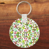 Porte-clés couleurs de Noël classiques (Recto)