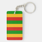Porte-clés COULEURS RASTAFARI + vos idées (Dos)