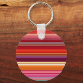 Porte-clés Couleurs rayées vintages (Recto)