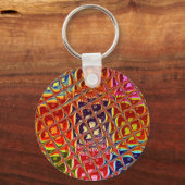 Porte-clés Couleurs spéciales Noël Père Noël neige HoHoho Pop (Recto)