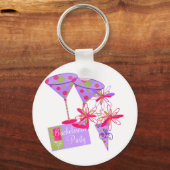 Porte-clés Couleurs vives Bachelorette Party (Recto)