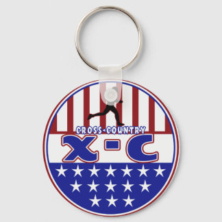 PORTE-CLÉS COULEURS XC CROSS PATRIOTIC USA