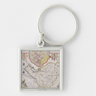 Porte-clés Countye Palatine de Chester, gravé par
