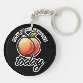 Porte-clés Coup de pied au fessier de pêche, botter des culs  (Dos)