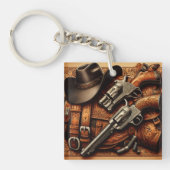 Porte-clés Coup d'oeil en argent (Devant)