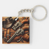 Porte-clés Coup d'oeil en argent (Dos)