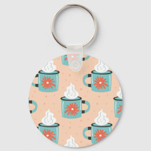 Porte-clés Coupe bleu clair Motif sans voile.