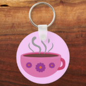 Porte-clés Coupe chaude de café (Recto)