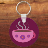 Porte-clés Coupe chaude de café (Recto)
