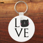 PORTE-CLÉS COUPE DE CAFÉ LOVE CAT (Recto)