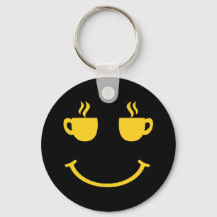 Porte-clés Coupe de café sourire
