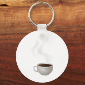 Porte-clés Coupe de café vapeur (Recto)