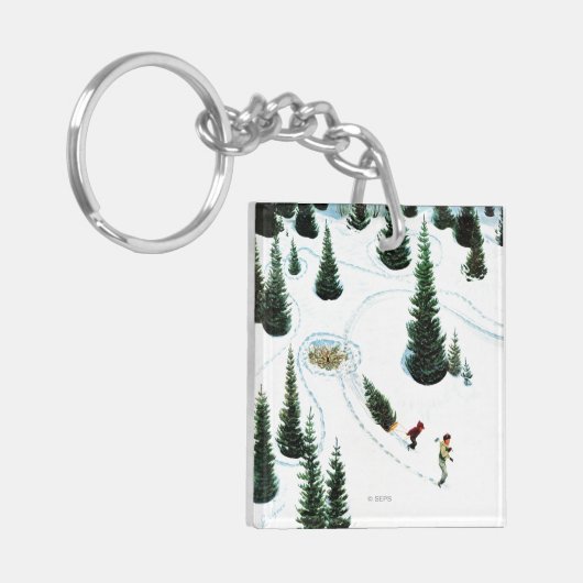 Porte-clés Coupe de l'arbre (Devant gauche)