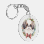 Porte-clés Coupe festive japonaise de germe de Noël (Devant gauche)